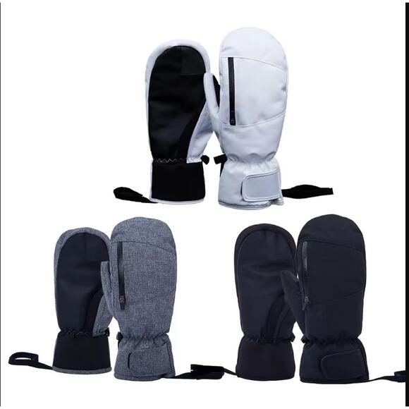 Winter Skiing Mittens Gloves Waterproof Snowboarding TouchScreen Thick Men Women - Picture 3 of 7